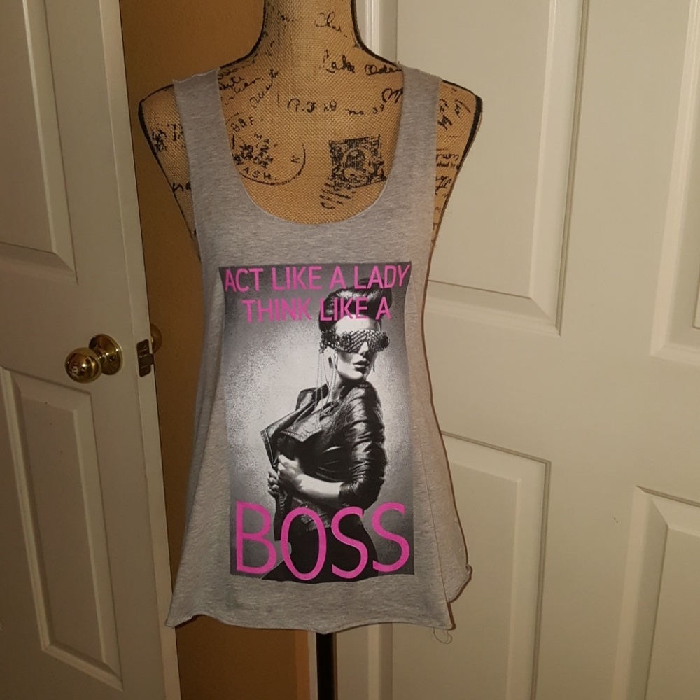 On Fire L Muscle Tank